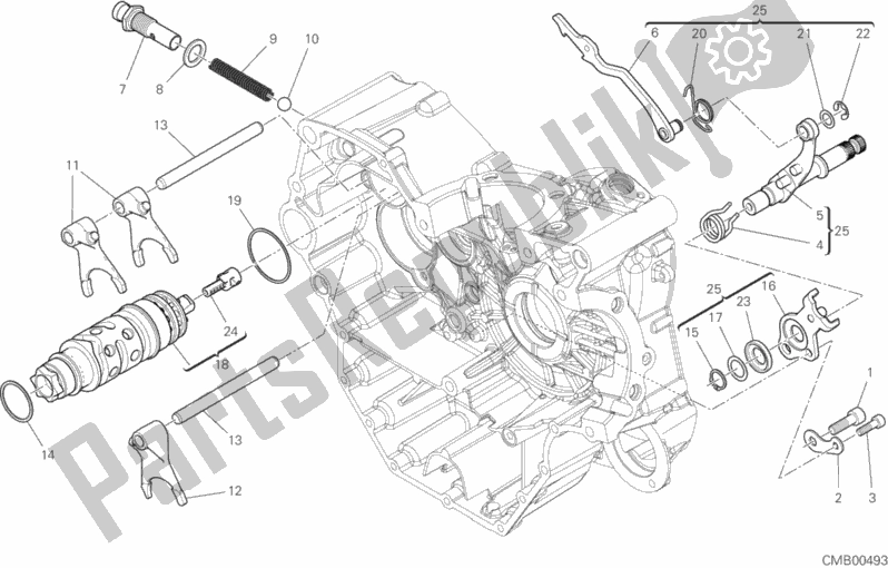 Todas las partes para Shift Cam - Horquilla de Ducati Supersport S Thailand 950 2020
